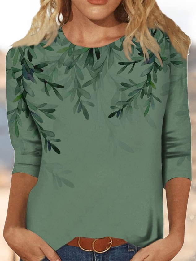 Floral Casual T-Shirt