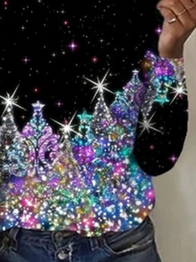 Christmas Tree Loose Casual T-Shirt