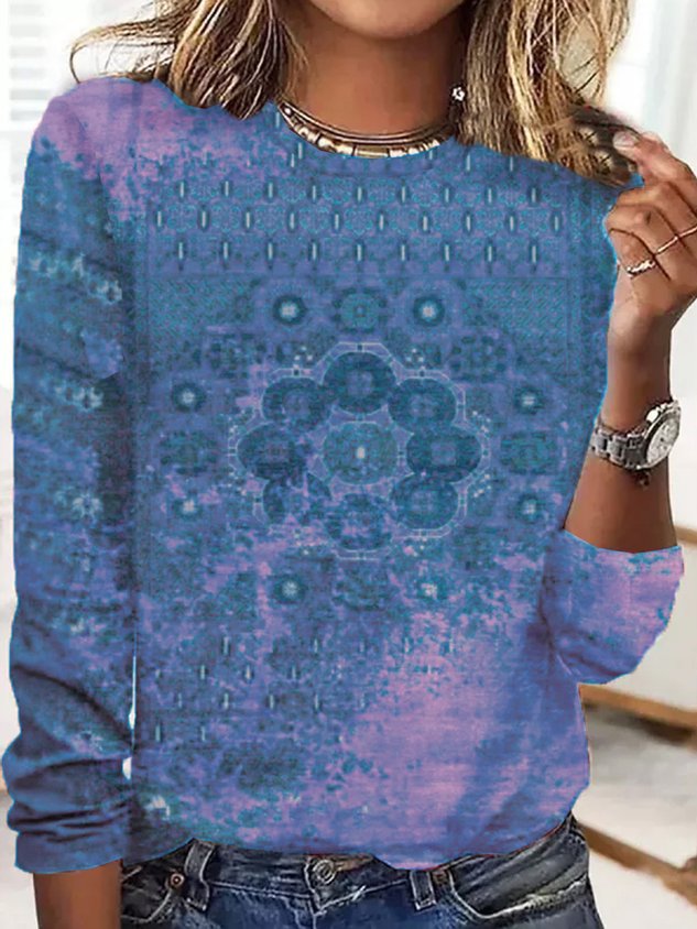 Jersey Casual Ethnic T-Shirt